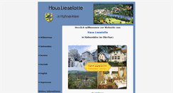 Desktop Screenshot of hauslieselotte.de